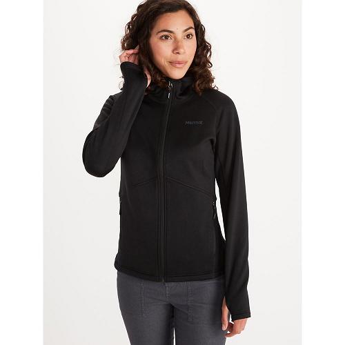 Marmot Olden Polartec Jackets - Womens Fleece Black CA2183645 Canada